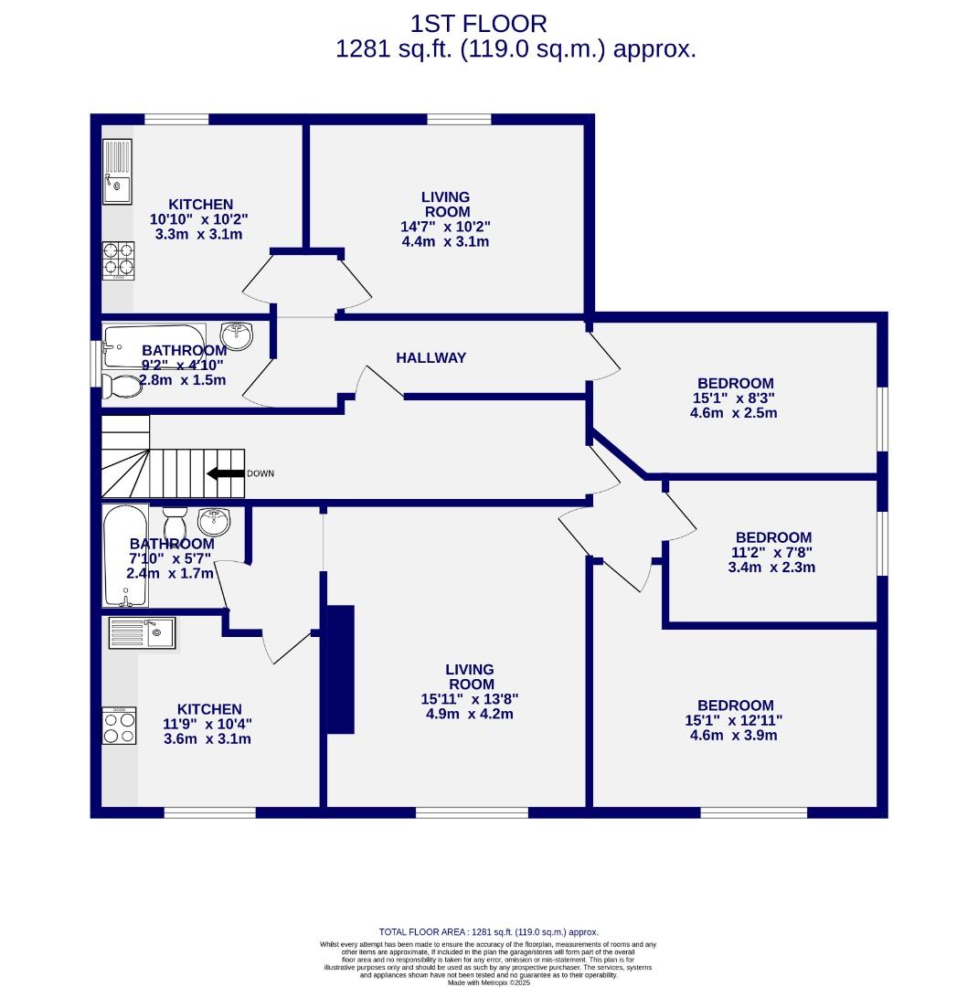 Floorplans For York Road, Acomb, York