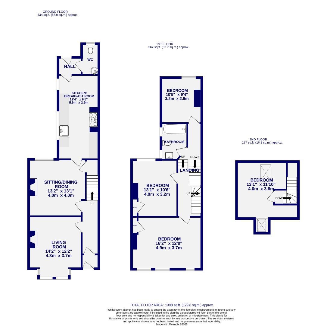 Floorplans For Carr Lane, Acomb, York