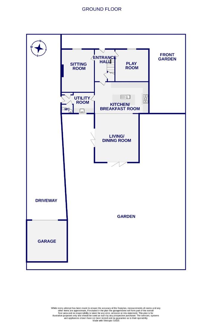 Floorplans For Back Lane, Bilbrough, York