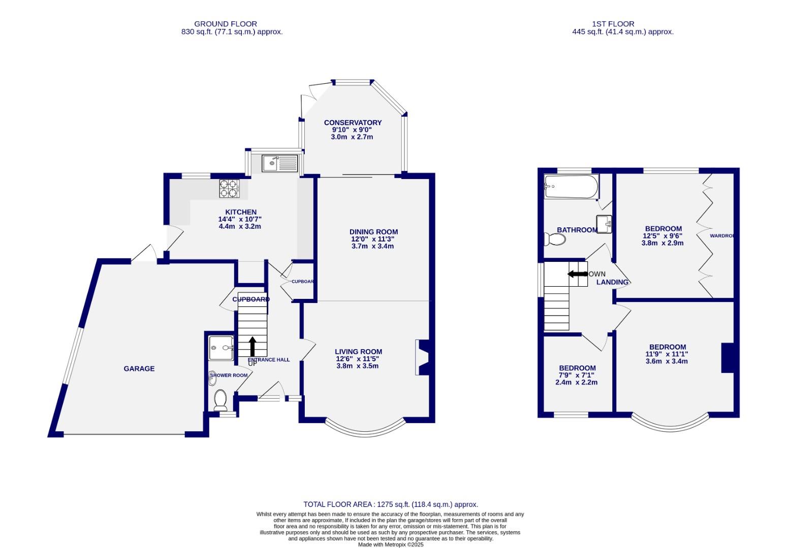Floorplans For Rawcliffe Croft, York