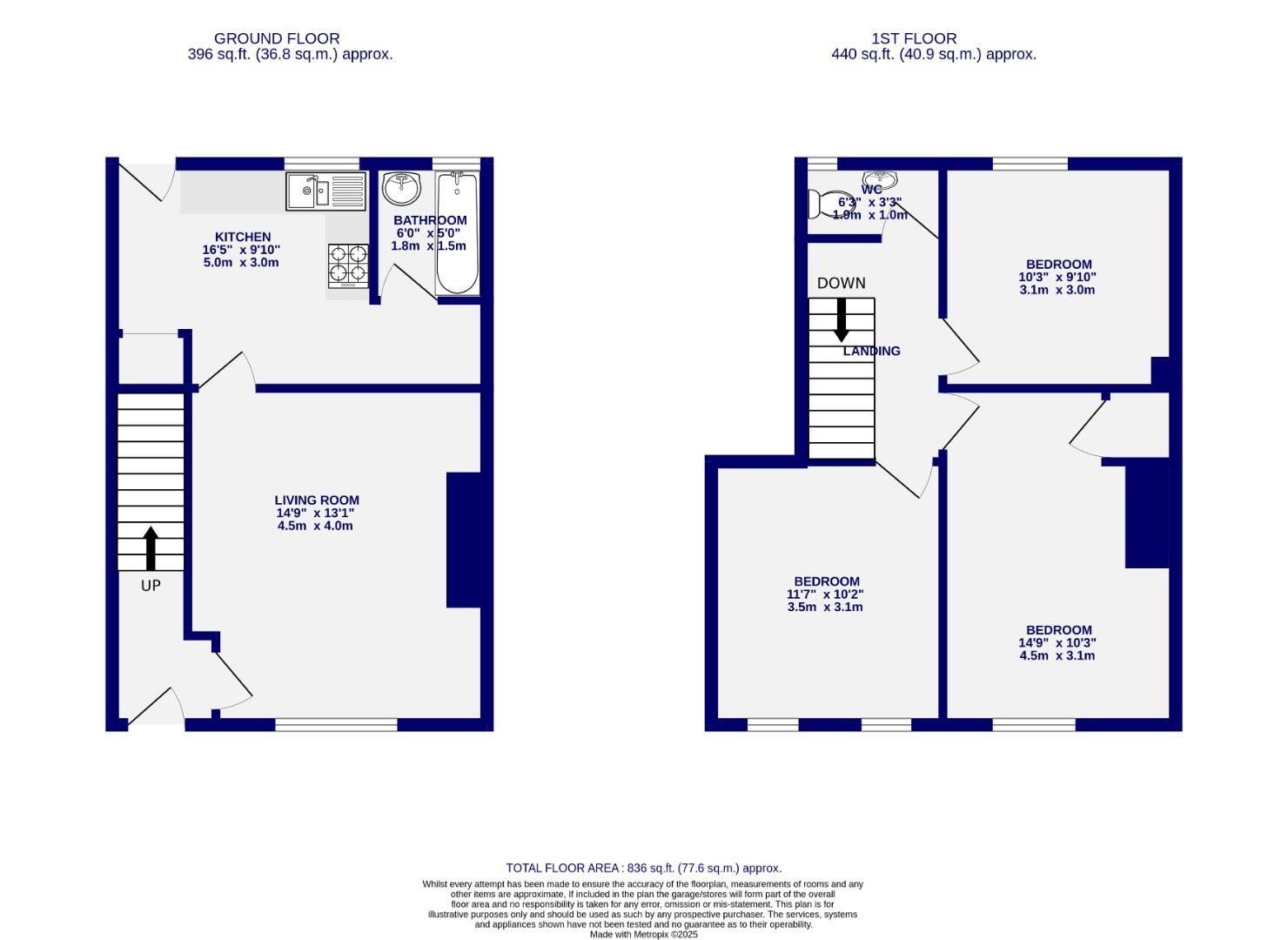 Floorplans For Fifth Avenue, Heworth, York