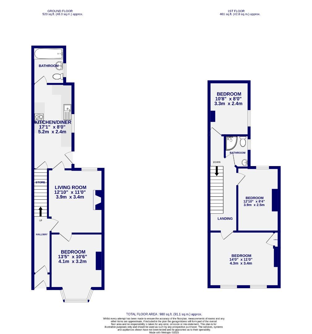 Floorplans For Garth Terrace, York