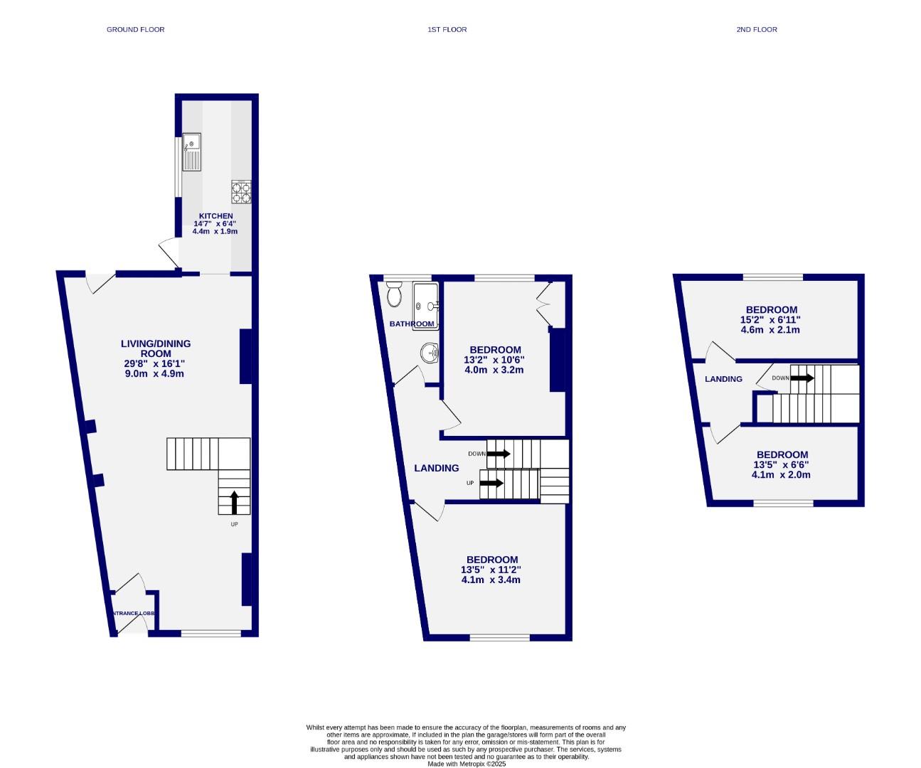 Floorplans For Townend Street, York