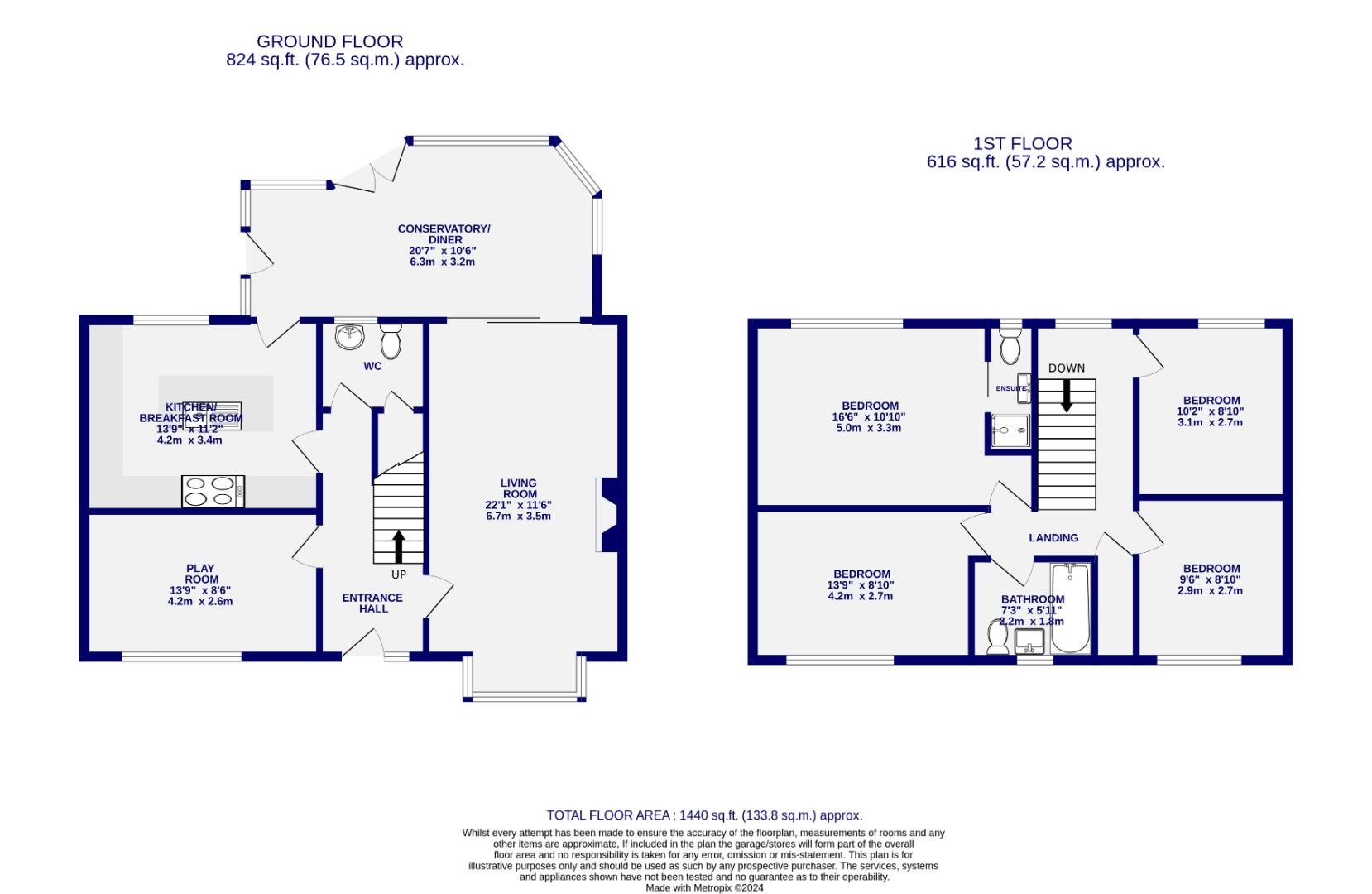 Floorplans For School Lane, Copmanthorpe, York