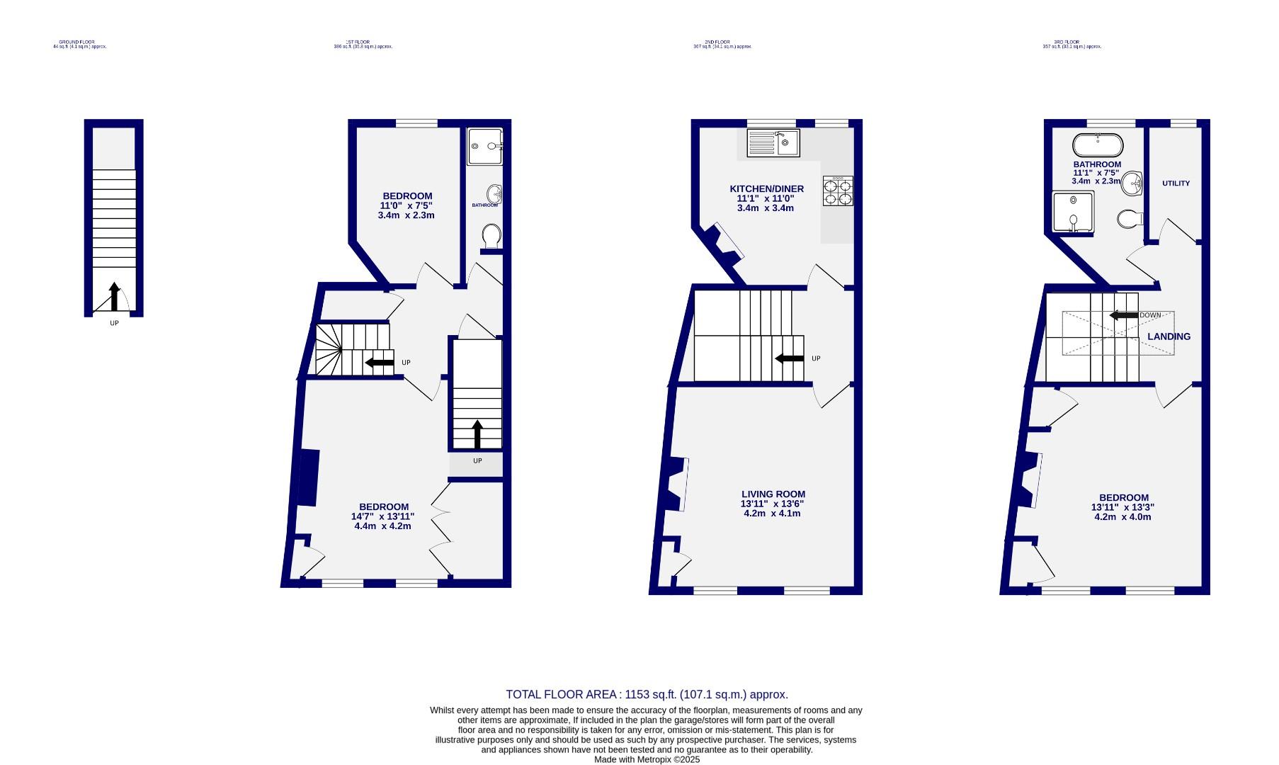 Floorplans For Blake Street, York