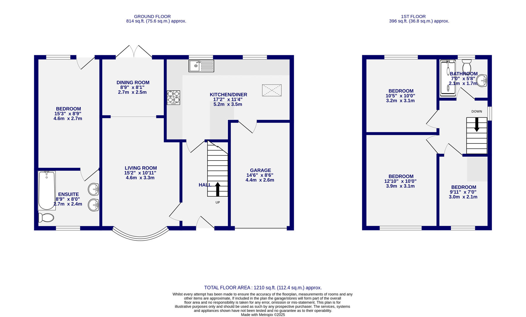 Floorplans For New Lane, Huntington, York