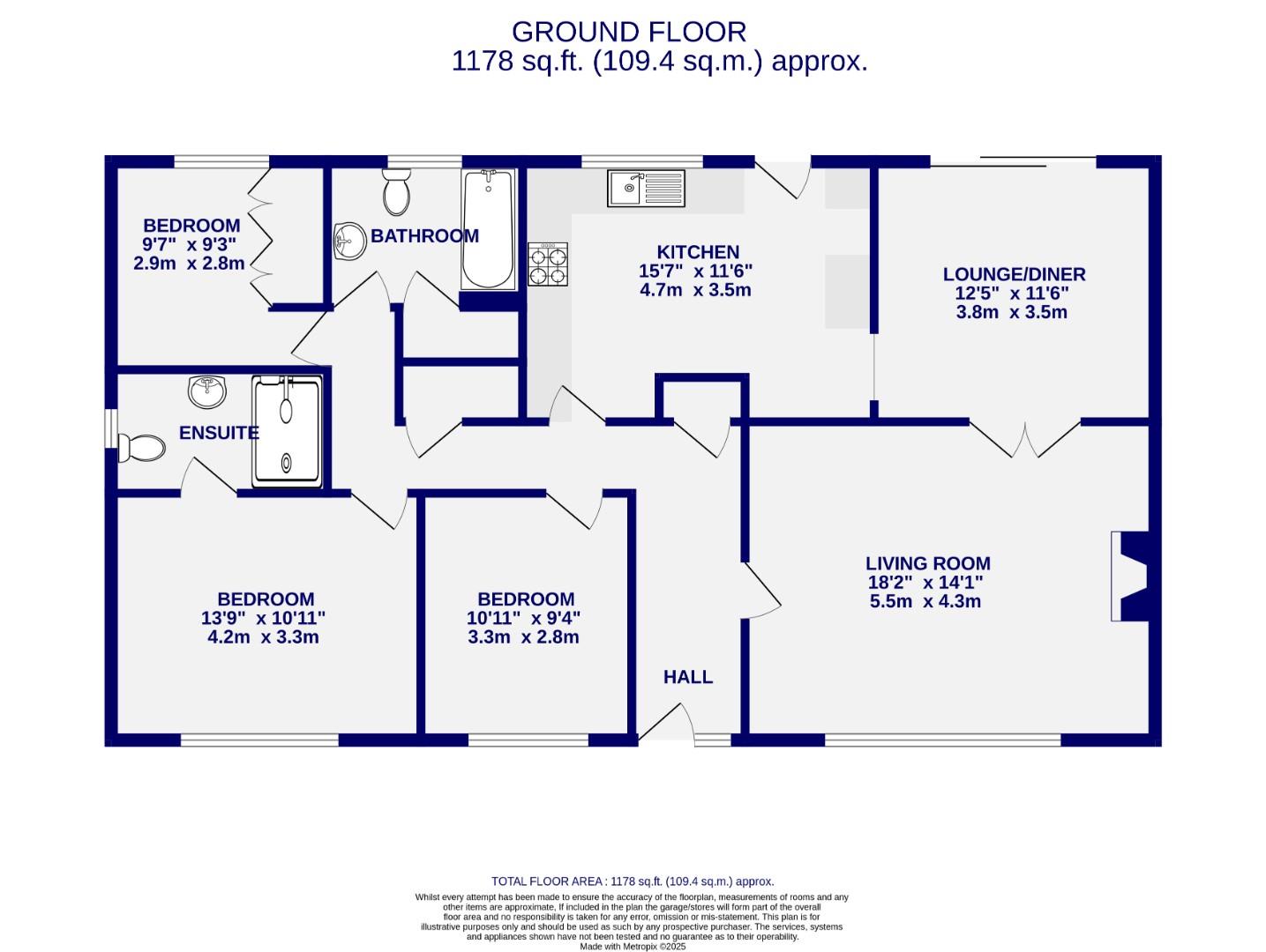 Floorplans For Church Farm Close, Rufforth, York