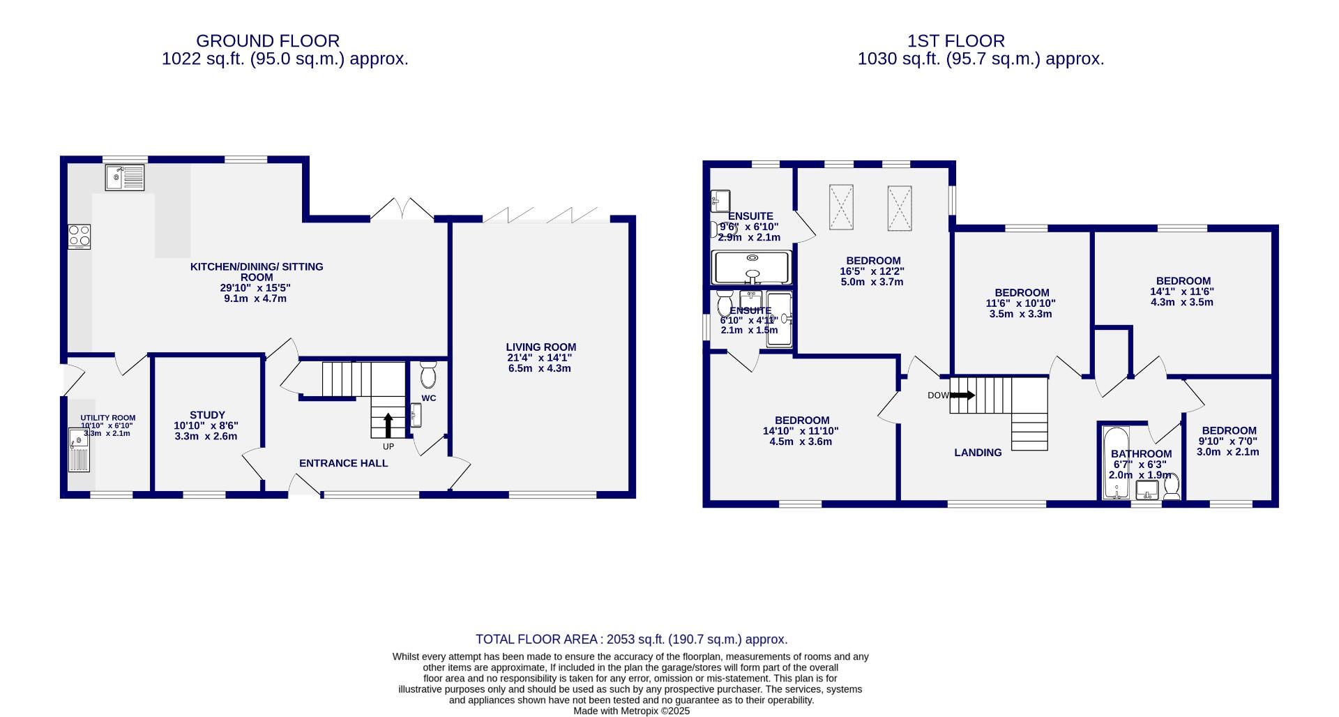 Floorplans For Fallow Way, Skipwith
