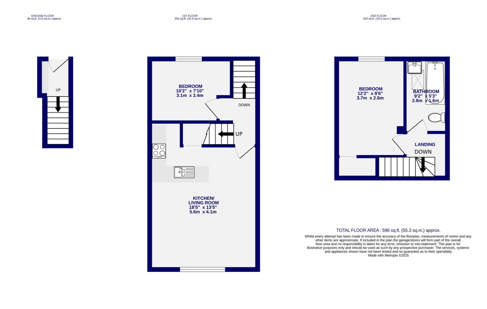 Floorplans For Willow Bank, New Earswick, York