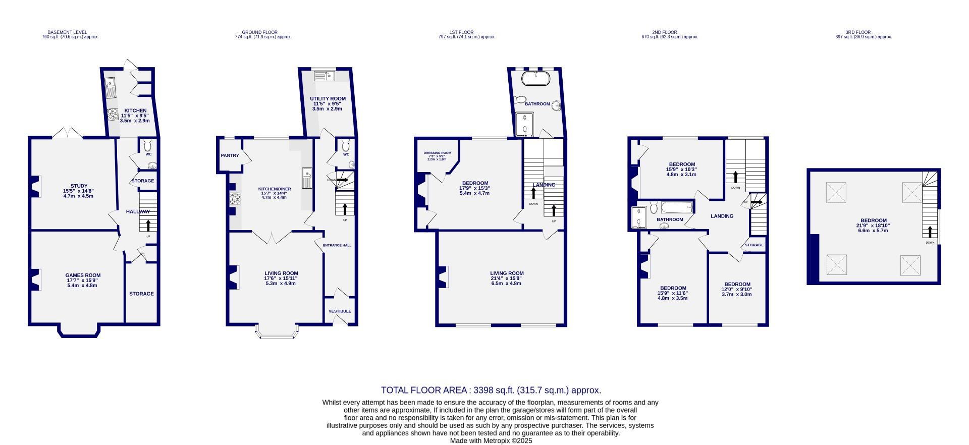 Floorplans For Bootham, York
