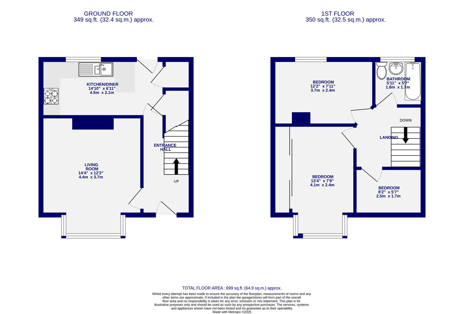 Floorplans For Edgeware Road, Fulford