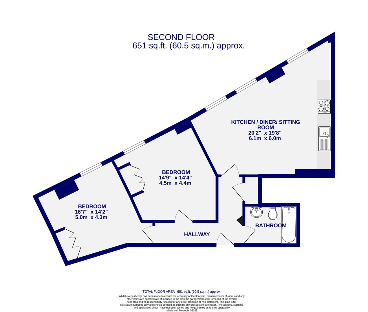 Floorplans For Castle Chambers, Clifford Street, York,  YO1 9RG