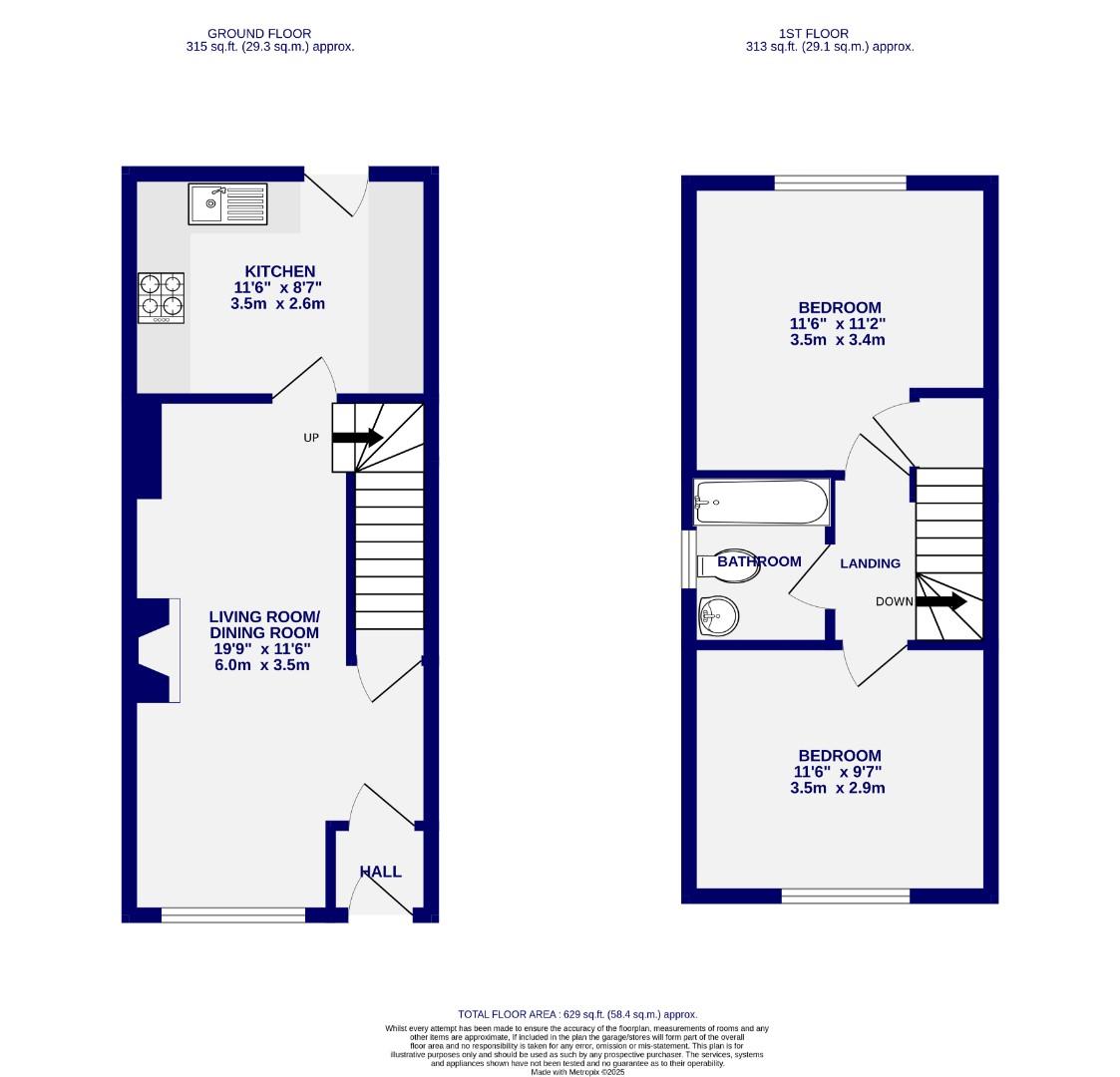 Floorplans For Orrin Close, York