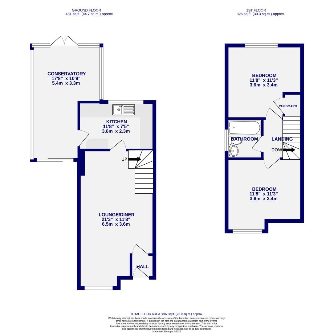 Floorplans For Hendon Garth, Rawcliffe, York