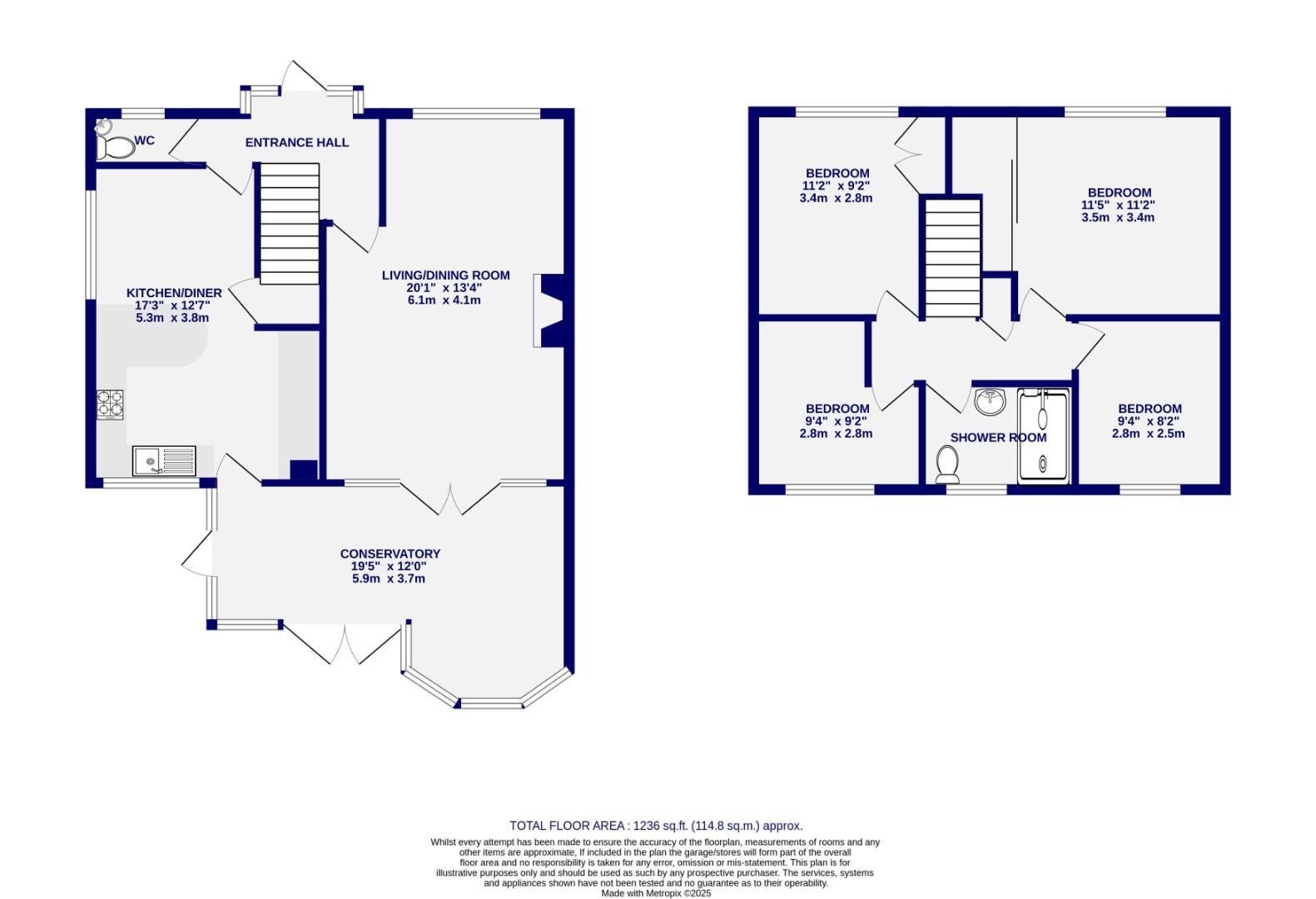 Floorplans For Dringthorpe Road, York