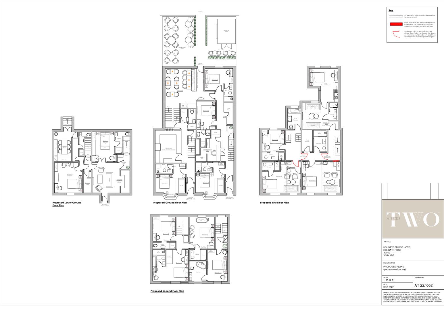 Floorplans For 106/108 Holgate Road, York