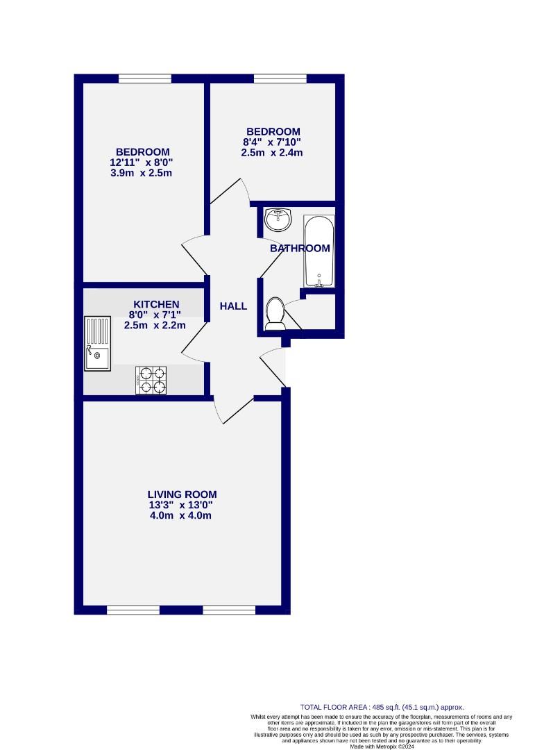 Floorplans For Barbican Mews, York