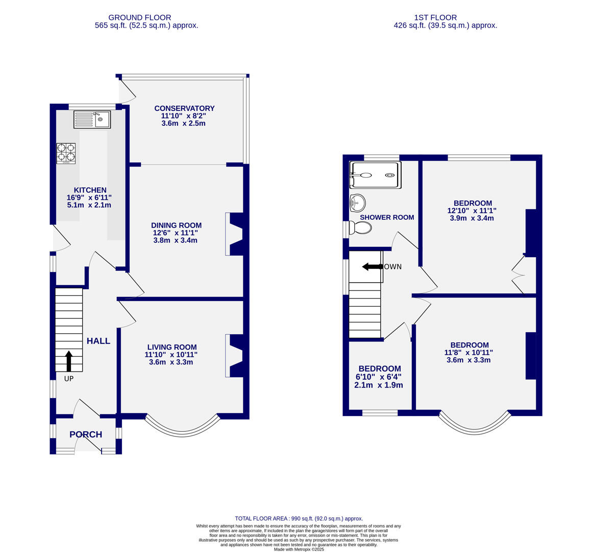 Floorplans For Danebury Drive, York