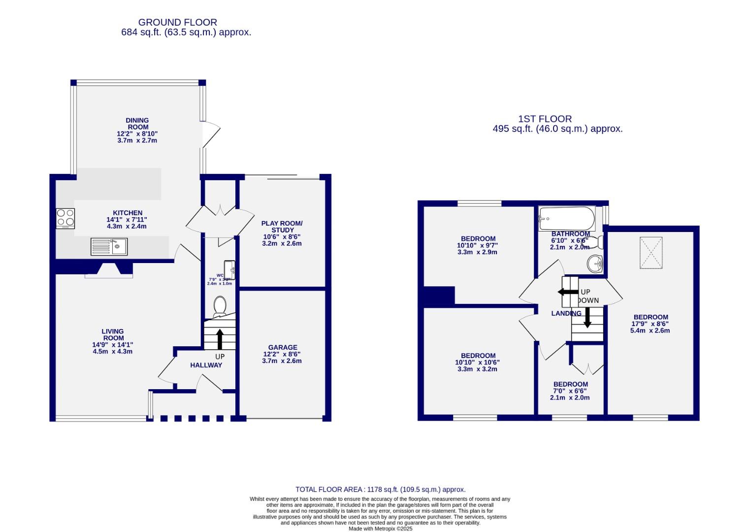 Floorplans For Collingwood Avenue, York