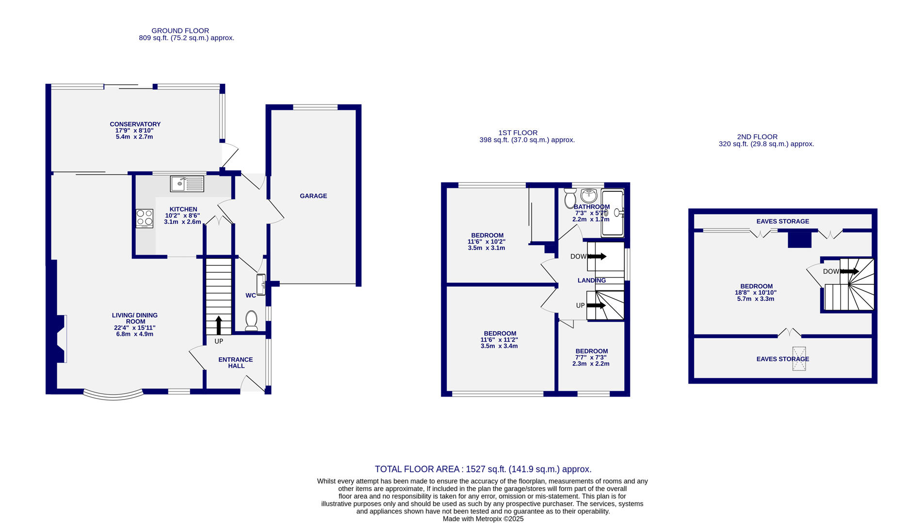 Floorplans For Bramley Garth, York