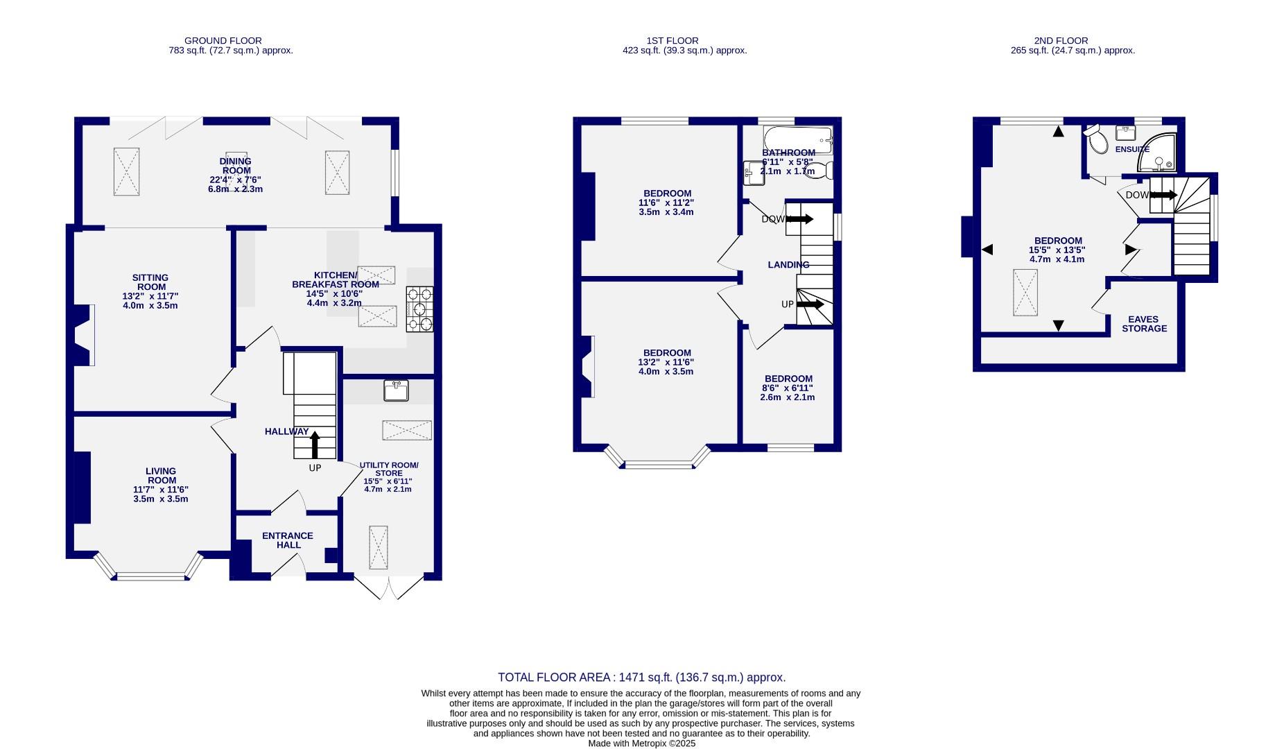 Floorplans For White House Drive, York