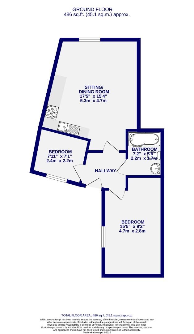 Floorplans For Count De Burgh Terrace, York