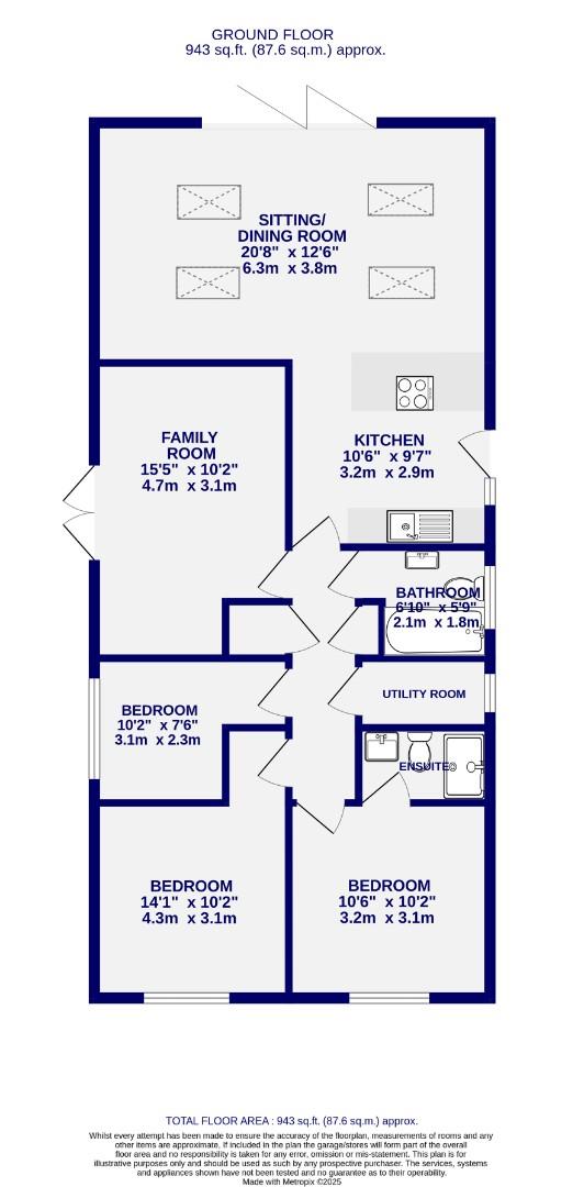 Floorplans For Undercroft, Dunnington, York