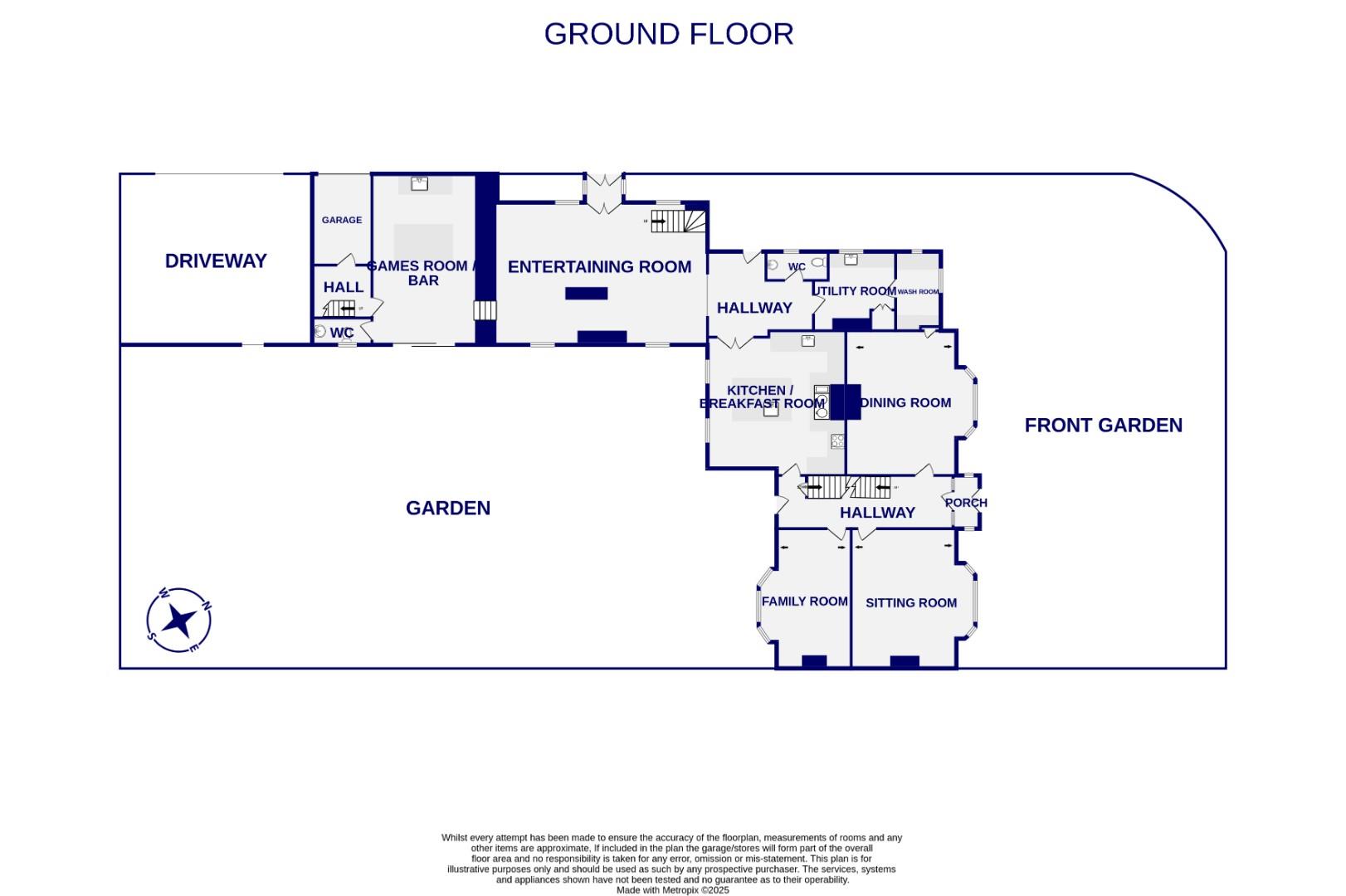 Floorplans For Church Lane, Wighill, Tadcaster