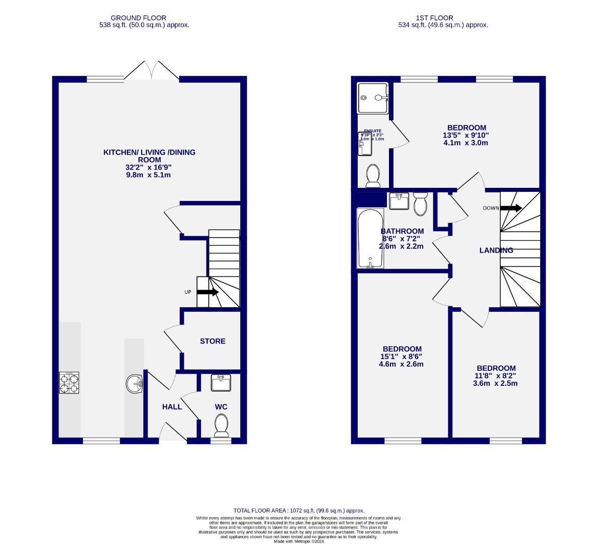 Floorplans For Cocoa Gardens, Wigginton Road, York