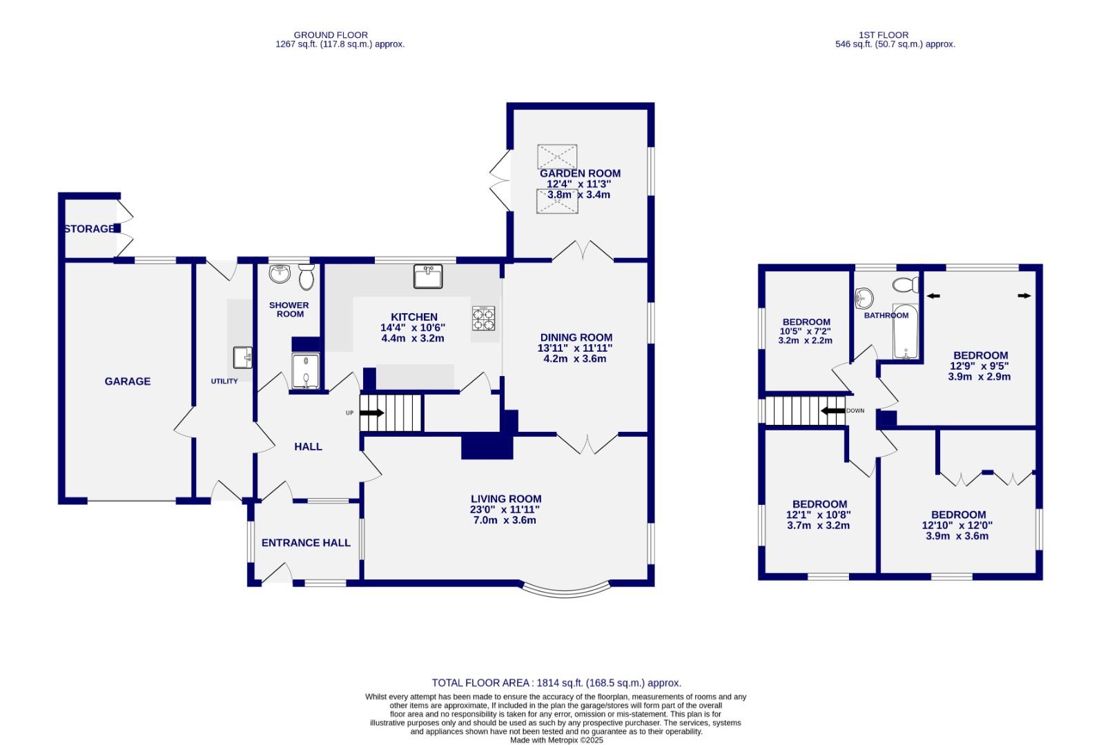 Floorplans For Main Street, Escrick, York