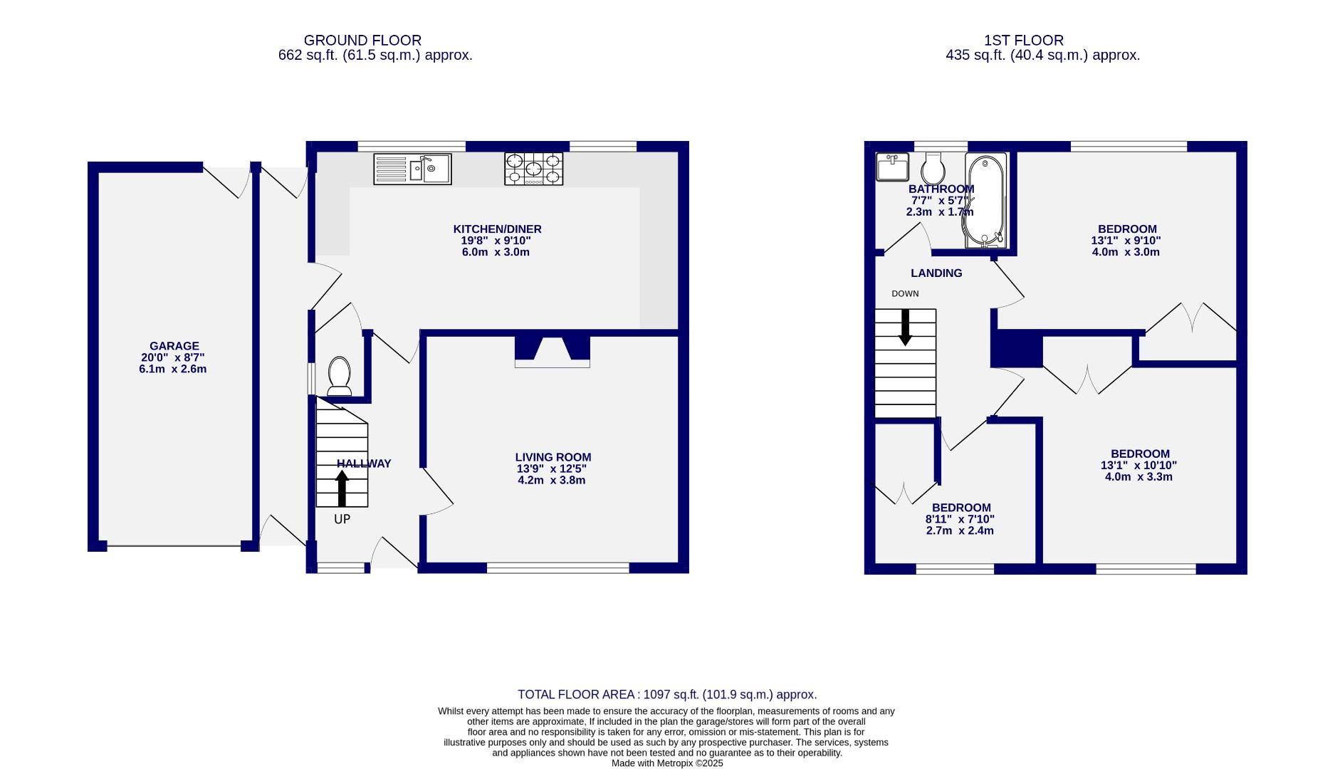 Floorplans For St Stephens Road, Acomb, York