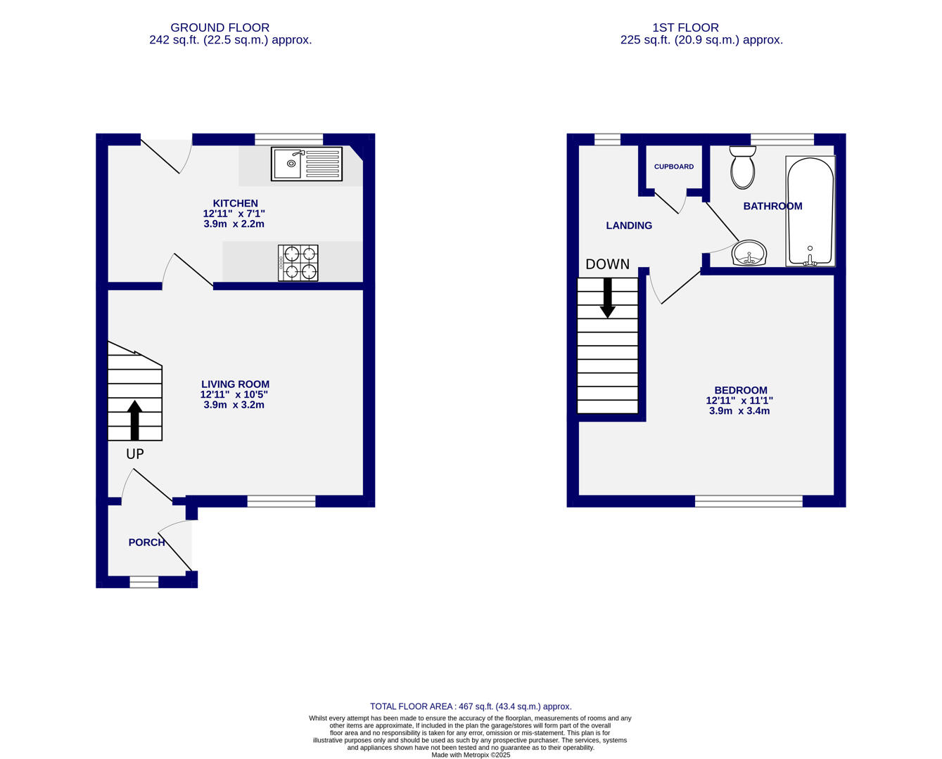 Floorplans For Wydale Road, York