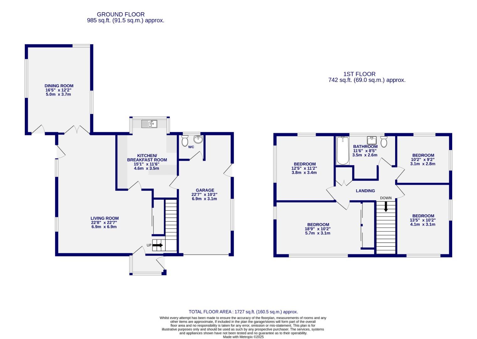 Floorplans For The Courtyard, Bishopthorpe, York