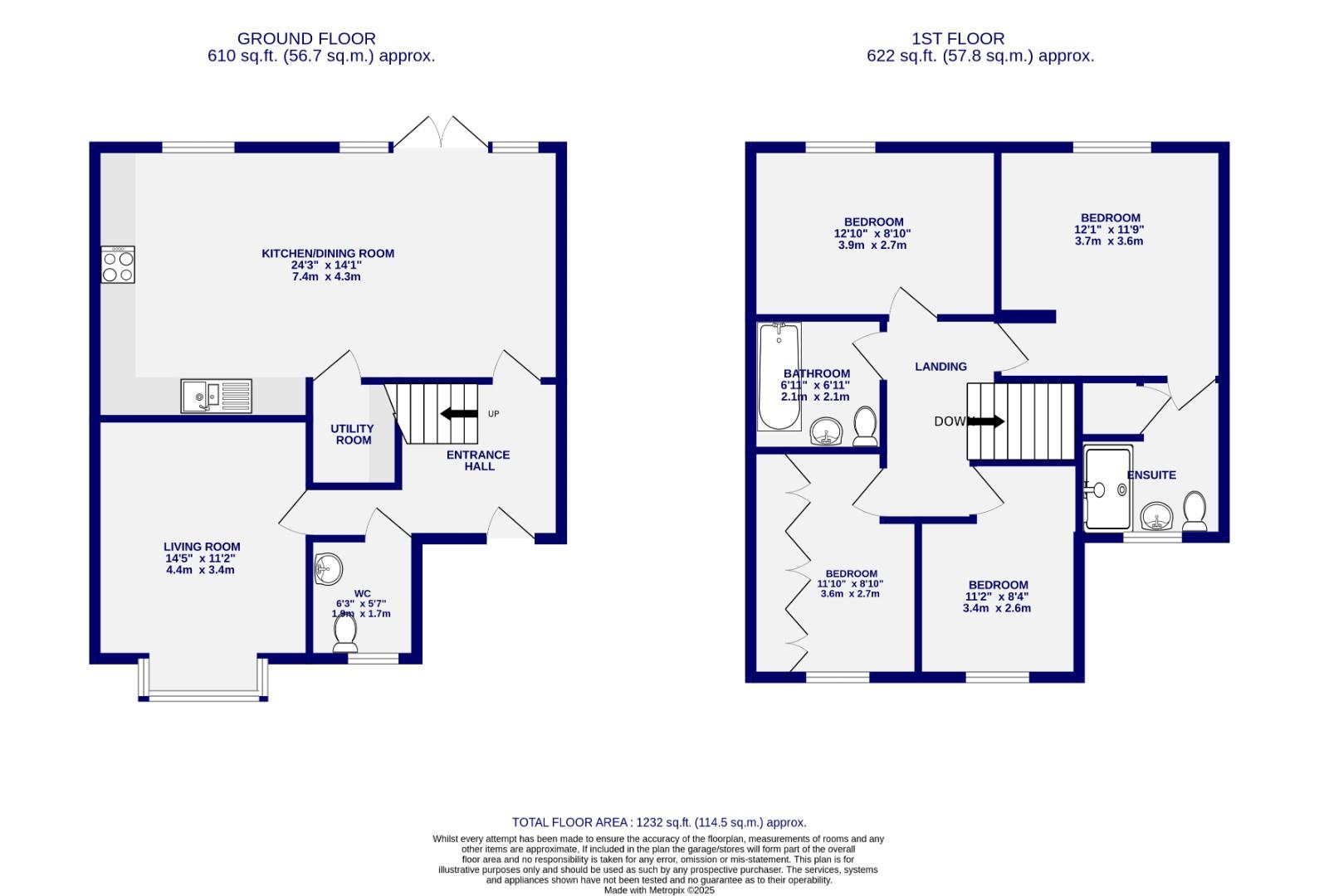 Floorplans For Green Hammerton, York