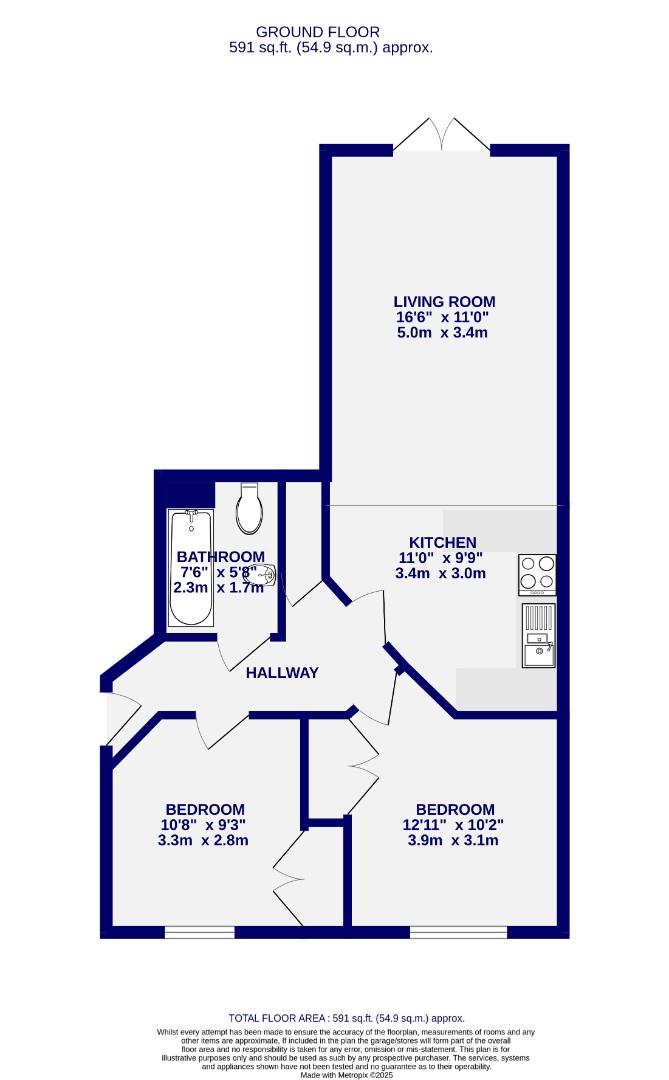 Floorplans For Brinkworth Terrace, York
