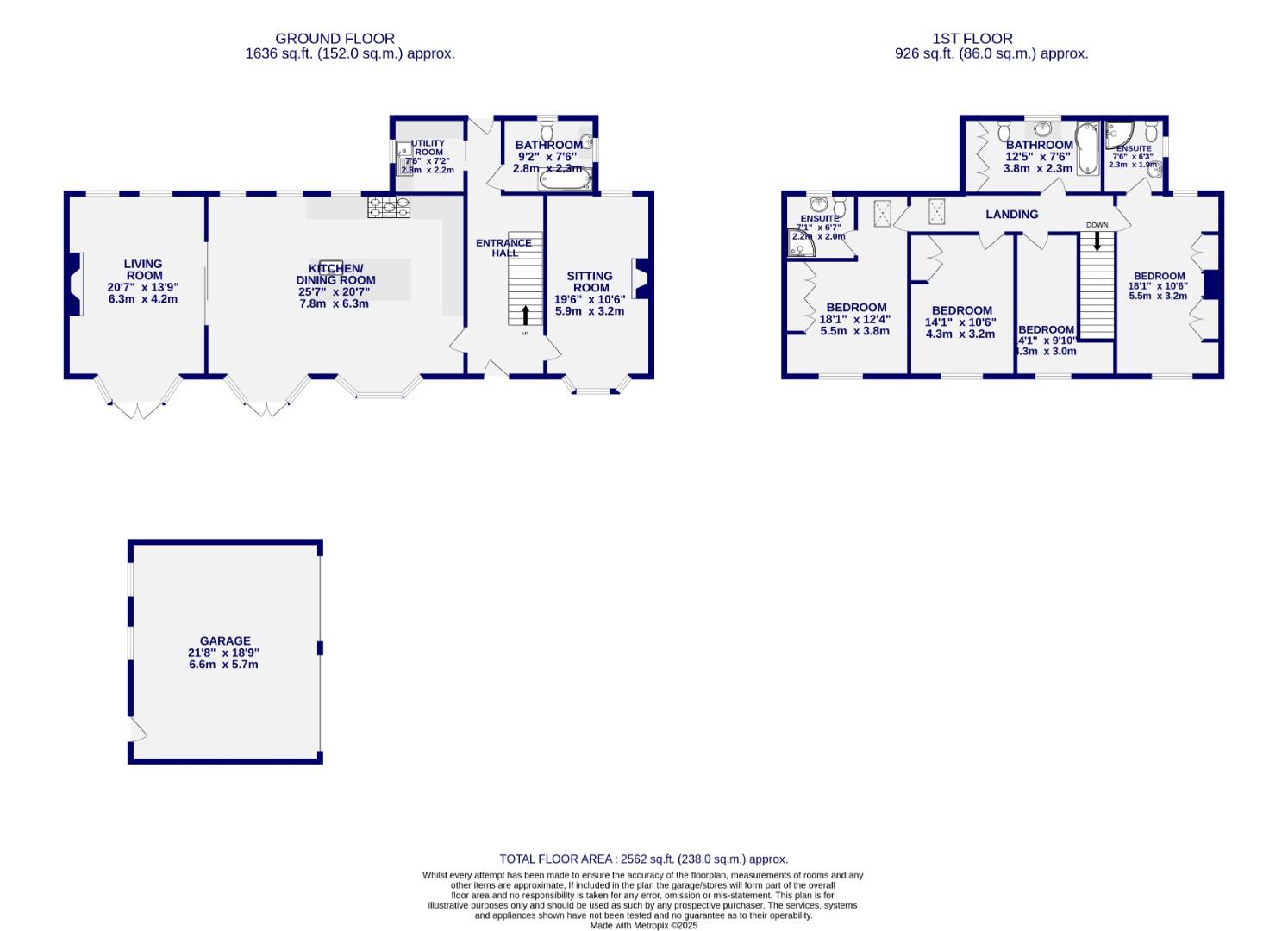 Floorplans For Main Street, Wilberfoss, York