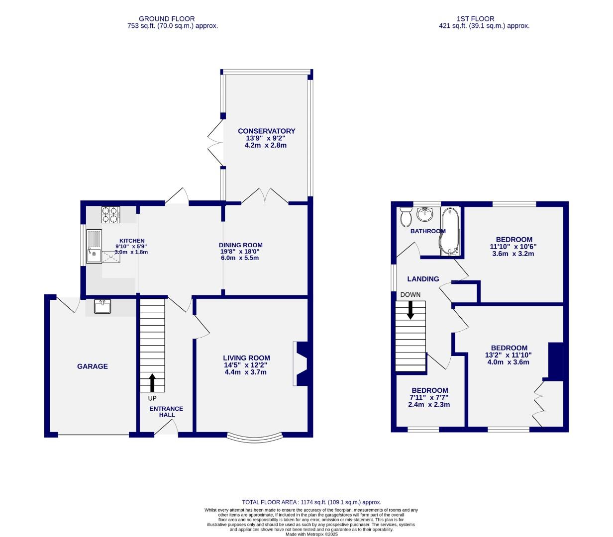 Floorplans For Tudor Road, York