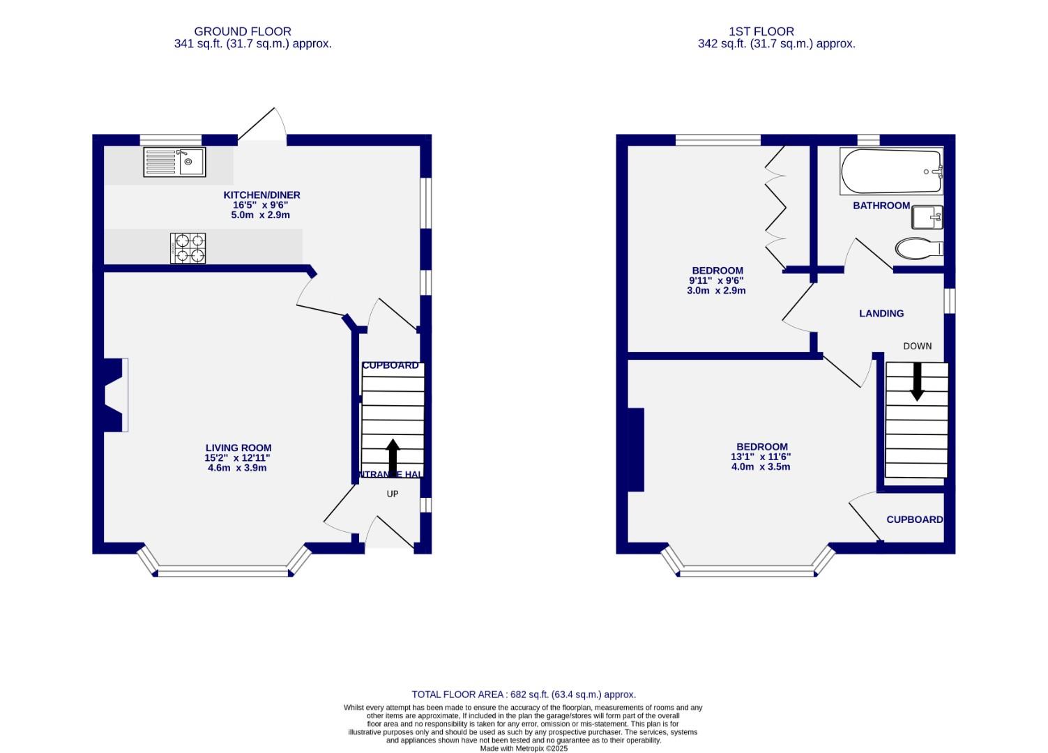 Floorplans For Shirley Avenue, Boroughbridge Road, York