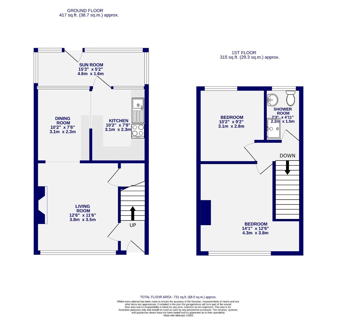 Floorplans For Laburnum Garth, York