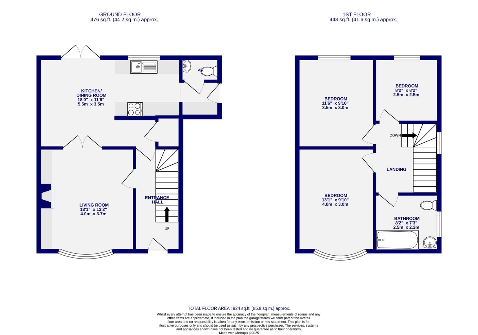 Floorplans For Askham Lane, York