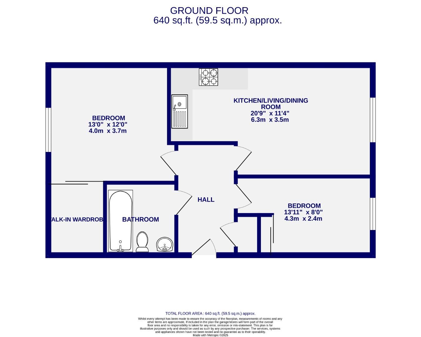 Floorplans For Birch Close, Huntington, York