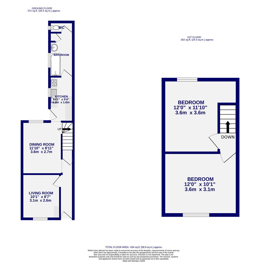 Floorplans For Diamond Street, York, YO31 8LH
