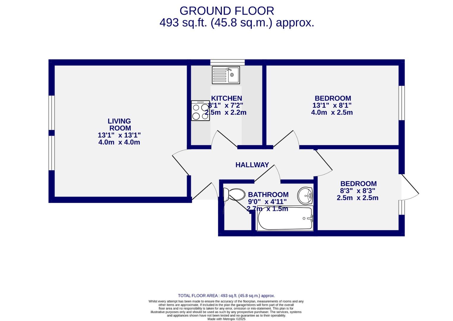 Floorplans For Barbican Mews, York