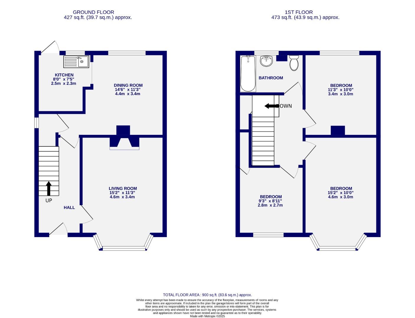 Floorplans For Danebury Drive, York