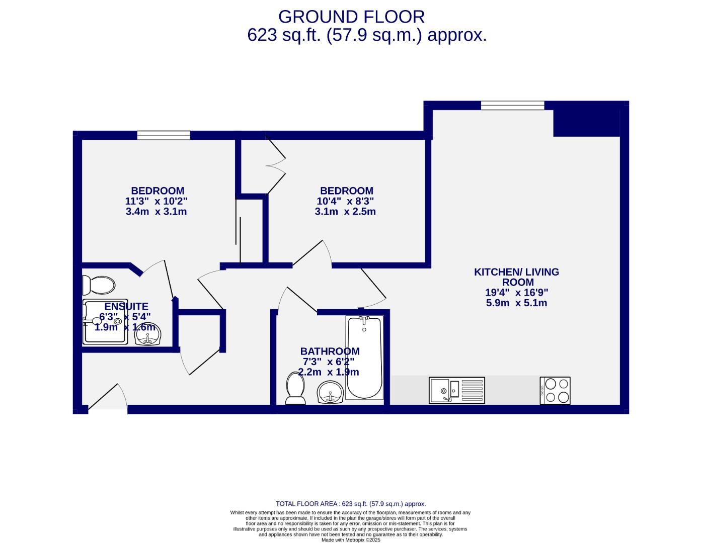 Floorplans For College Court, Dringhouses, York