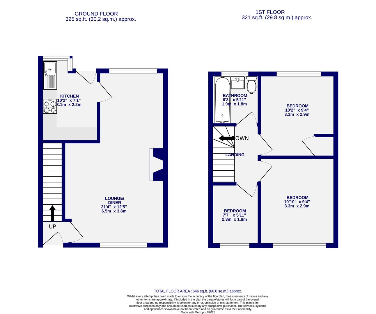 Floorplans For Moorland Road, York