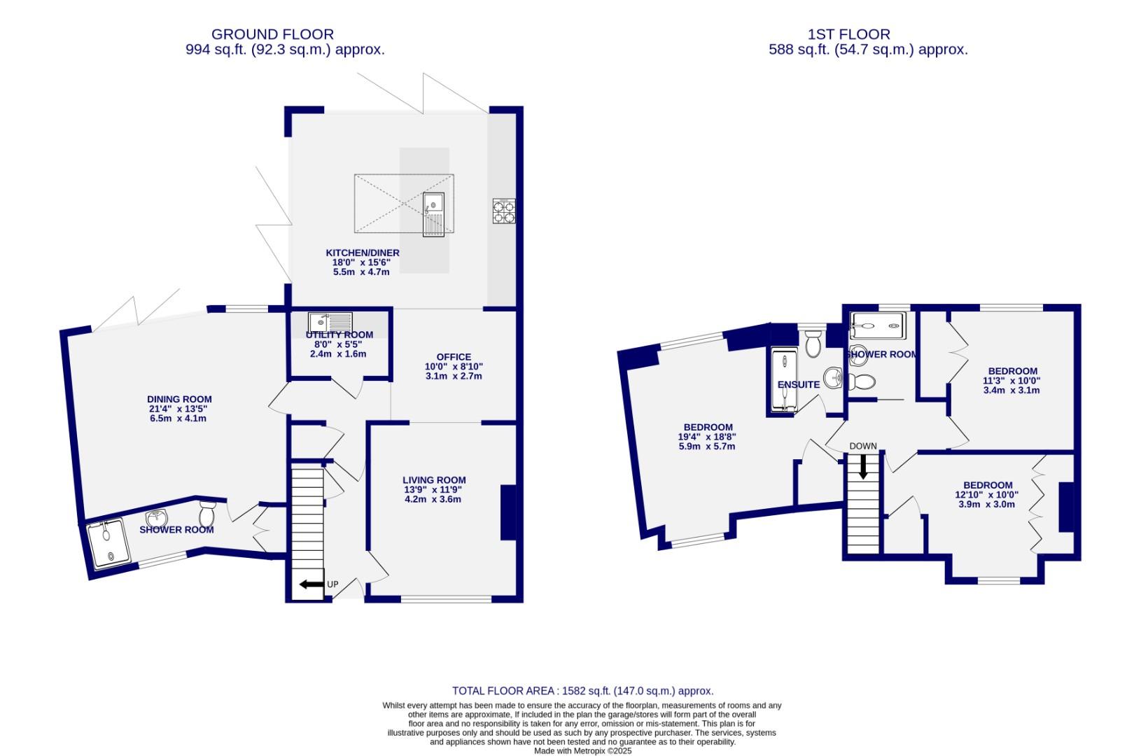 Floorplans For Harlow Road, York