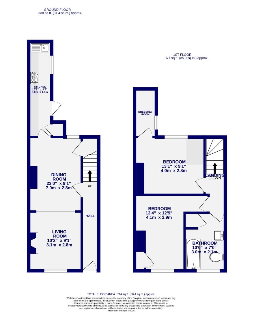 Floorplans For Ash Street,  Poppleton Road, York