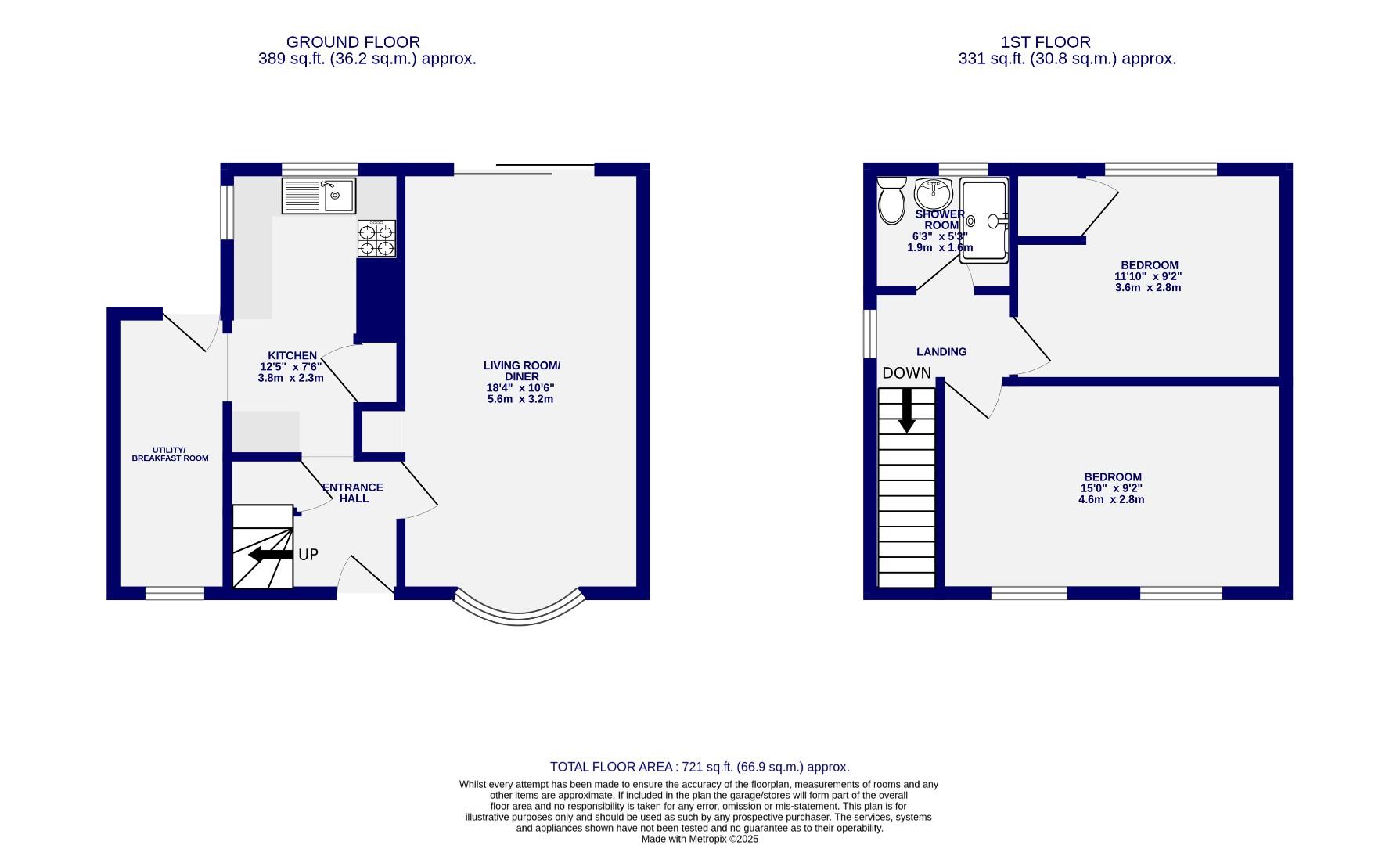 Floorplans For The Wandle, Acomb, York