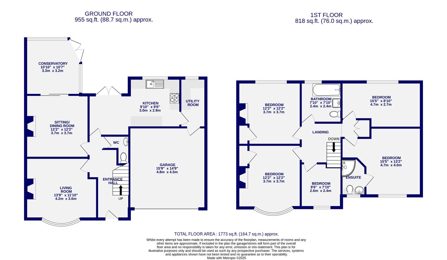 Floorplans For Temple Road, Bishopthorpe, York